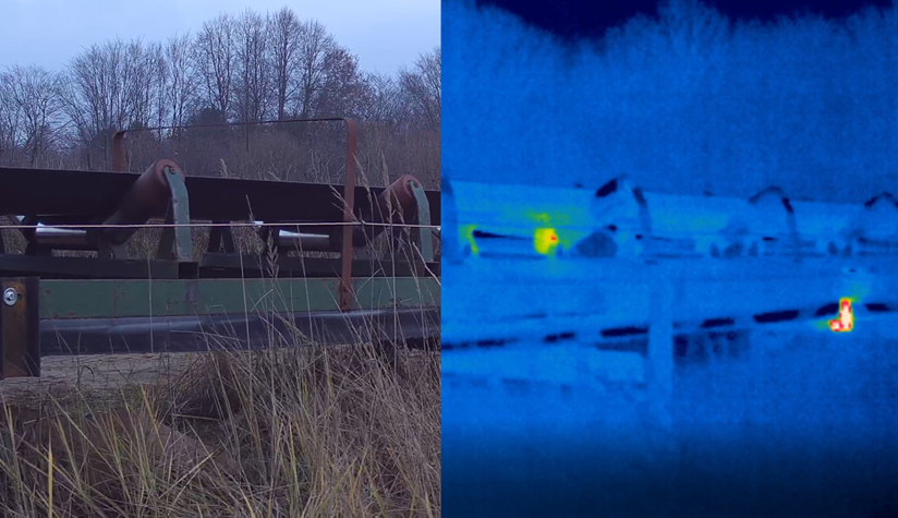 Drone Inspect Heat Vision